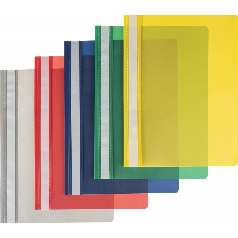 Папки с зажимами, Скоросшиватели пластиковые