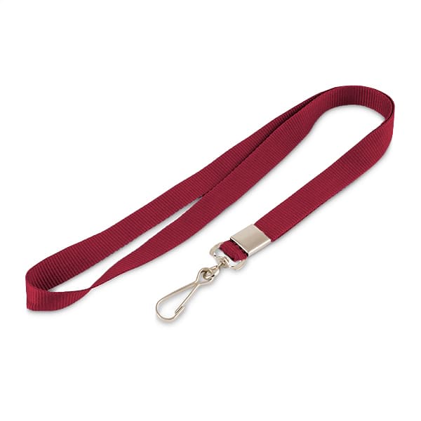 Lenta-s-metallicheskim-karabinom-temno_krasnaya